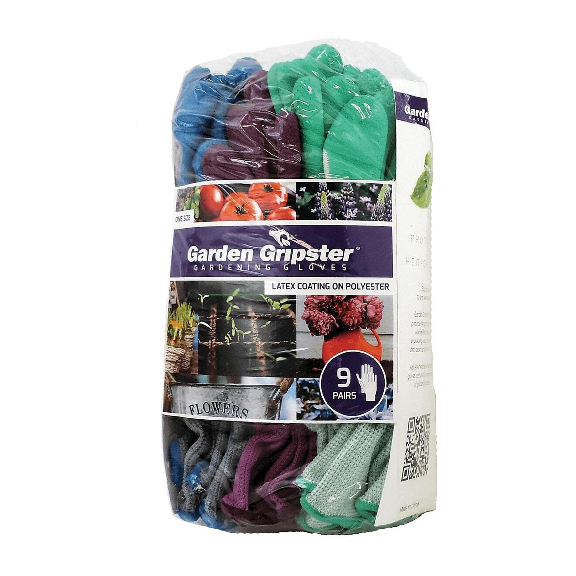 Global Glove Garden Gripster Latex Coated Garden Gloves 1 Size